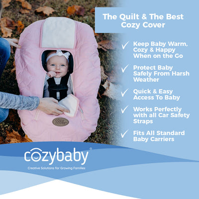 Cozy Cover Quilt Infant Car Seat Cover