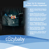 Cozy Stroller Caddy Organizer (Black, Insulated)