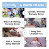 CozyBaby 4-in-1 Carseat Canopy & Nursing Cover