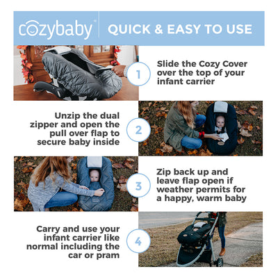 Cozy Cover Original Infant Car Seat Cover